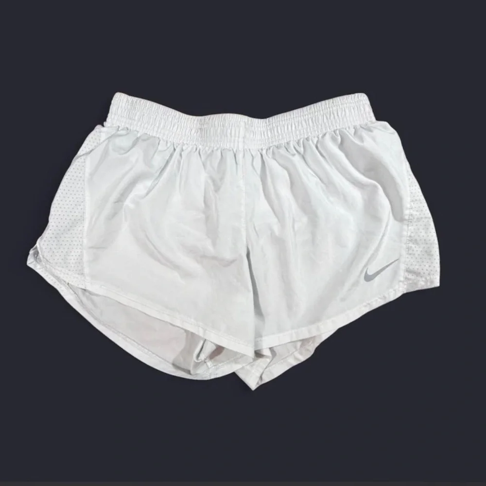 Nike Dri-Fit white running shorts 🤍 women’s large